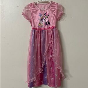 Disney Pink and Purple Kids Pajamas Nightgown